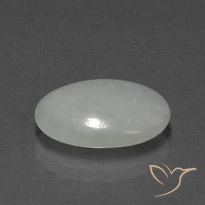 Giadeite Grigio medio naturale da 8.42 ct, Ovale, Opaco