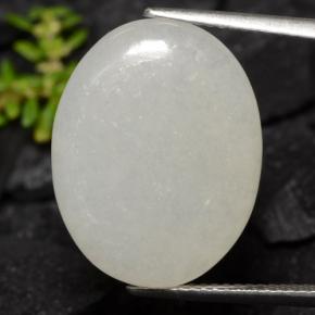 Giadeite Verde chiaro naturale da 13.08 ct, Taglio ovale, Traslucido