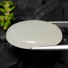 Giadeite Verde chiaro naturale da 13.08 ct, Taglio ovale, Traslucido