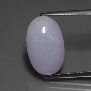 Giadeite naturale blu da 8,65 ct, taglio ovale, opaco