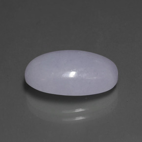 Giadeite naturale blu da 8,65 ct, taglio ovale, opaco