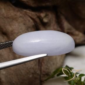 Giadeite Grigio naturale da 10.44 ct, Ovale, Traslucido
