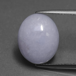 Giadeite naturale blu da 7,04 ct, taglio ovale, opaco