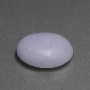Giadeite naturale blu da 7,04 ct, taglio ovale, opaco