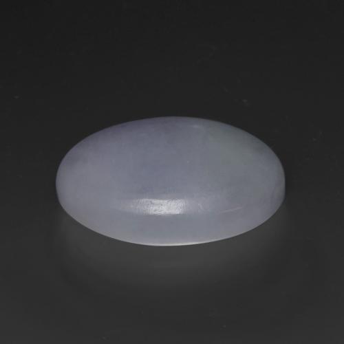 Giadeite naturale viola da 20,43 ct, taglio ovale, opaco