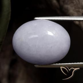 Giadeite Viola chiaro naturale da 16.12 ct, Ovale, Opaco