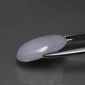 Giadeite Lavanda naturale da 4.38 ct, Taglio ovale, Opaco