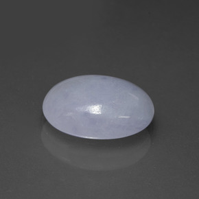 Giadeite naturale blu da 4,23 ct, taglio ovale, traslucido