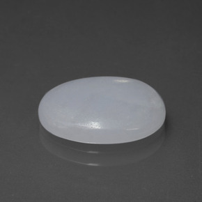 Giadeite naturale blu da 4,62 ct, taglio ovale, traslucido