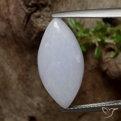 5.79ct Naturale Grigio chiaro Giadeite, Taglio marquise, Traslucido