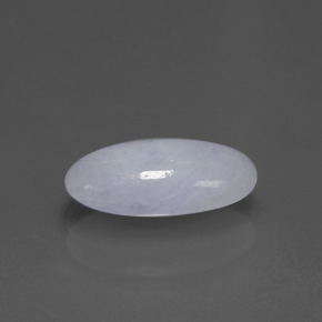 Giadeite naturale blu da 2,81 ct, taglio ovale, opaco