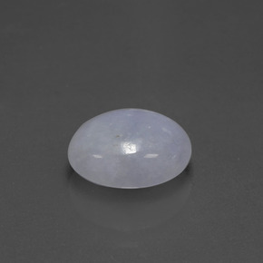 Giadeite naturale blu da 2,72 ct, taglio ovale, traslucido