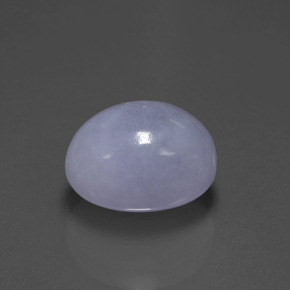 Giadeite naturale blu da 7,88 ct, taglio ovale, opaco