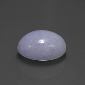 Giadeite naturale blu da 7,41 ct, taglio ovale, opaco