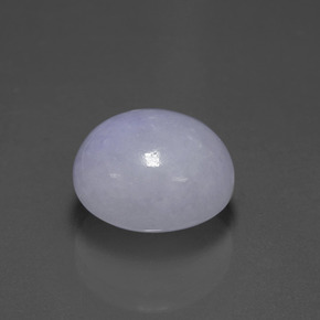 Giadeite naturale blu da 7,70 ct, taglio ovale, traslucido