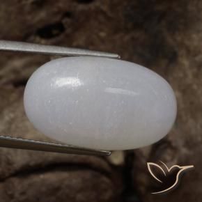 Giadeite Grigio medio naturale da 16.11 ct, Ovale, Traslucido