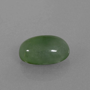 Giadeite naturale verde da 2,73 ct, taglio ovale, traslucido