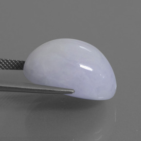 Giadeite Lavanda naturale da 24.47 ct, Taglio ovale, Opaco