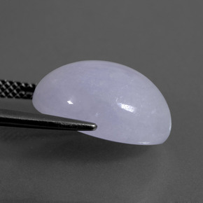 Giadeite Lavanda naturale da 11.64 ct, Taglio ovale, Traslucido