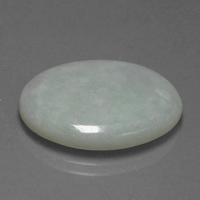 Giadeite Verde naturale da 18.53 ct, Taglio ovale, Traslucido