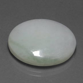 Giadeite Verde naturale da 35.04 ct, Ovale, Traslucido