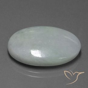 Giadeite Verde chiaro naturale da 20.12 ct, Ovale, Traslucido