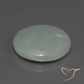 Giadeite Verde medio naturale da 10.74 ct, Ovale, Traslucido