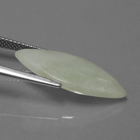 Giadeite Verde naturale da 5.80 ct, Taglio marquise, Traslucido