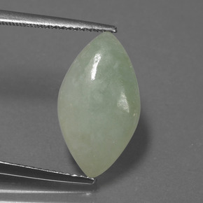Giadeite naturale verde da 5,03 ct, marchesa, traslucido