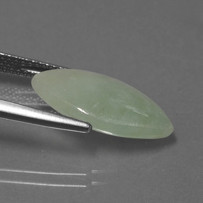 Giadeite naturale verde da 5,03 ct, marchesa, traslucido