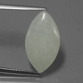 Giadeite Verde naturale da 4.68 ct, Taglio marquise, Traslucido