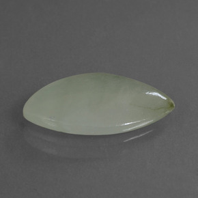 Giadeite naturale verde da 4,88 ct, marchesa, traslucido