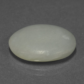 Giadeite Verde naturale da 11.44 ct, Taglio ovale, Traslucido