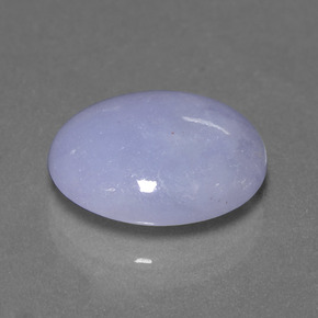 Giadeite naturale blu da 8,93 ct, taglio ovale, traslucido