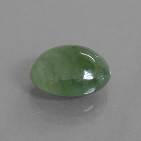 Giadeite Verde naturale da 5.99 ct, Taglio ovale, Traslucido