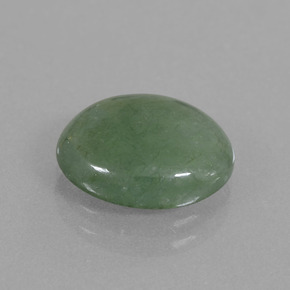 Giadeite naturale verde da 4,05 ct, taglio ovale, traslucido