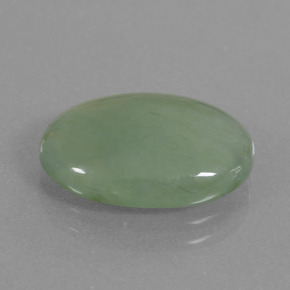 Giadeite Verde naturale da 5.67 ct, Taglio ovale, Traslucido