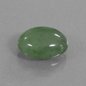 Giadeite Verde naturale da 3.17 ct, Taglio ovale, Traslucido