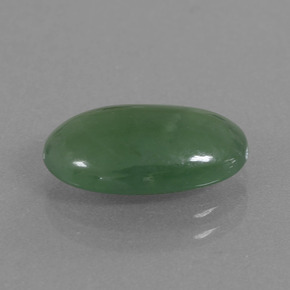 Giadeite naturale verde da 4,00 ct, taglio ovale, traslucido
