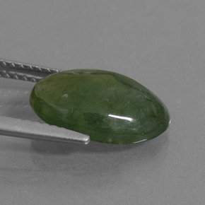 Giadeite Verde naturale da 4.63 ct, Taglio ovale, Traslucido