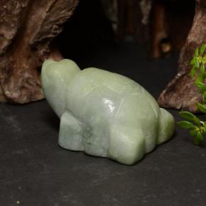Giadeite naturale verde da 85,76 ct, forma fantasia, opaco