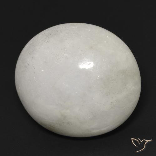 Giadeite Grigio chiaro naturale da 21.10 ct, Ovale, Traslucido