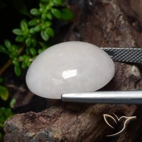 Giadeite Grigio naturale da 23.31 ct, Ovale, Traslucido