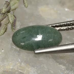 Giadeite Verde naturale da 2.99 ct, Taglio ovale, Opaco