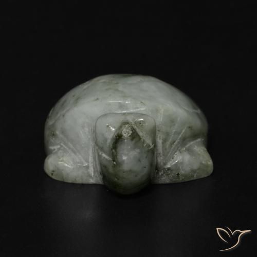 Giadeite Verde medio naturale da 80.14 ct, Taglio a fantasia, Opaco