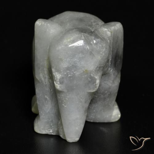 Giadeite Grigio medio naturale da 67.48 ct, Taglio a fantasia, Opaco
