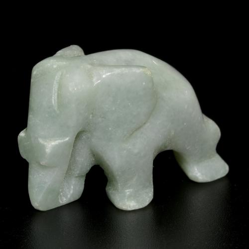 Giadeite Grigio chiaro naturale da 53.78 ct, Forma fantasia, Opaco