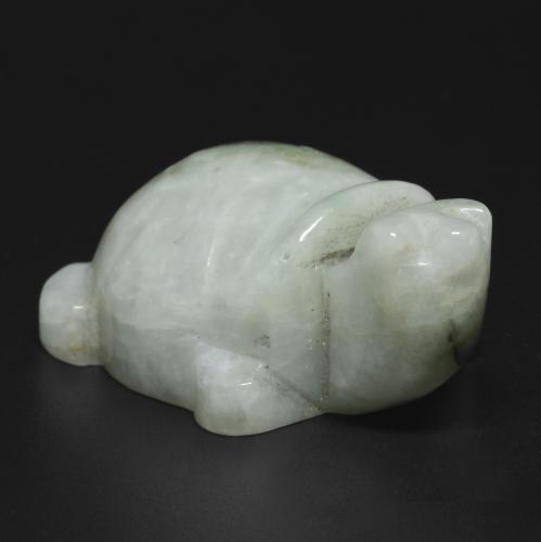 Giadeite naturale verde da 117,19 ct, forma fantasia, opaco