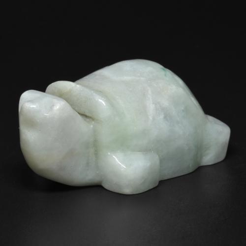 Giadeite naturale verde da 117,18 ct, forma fantasia, opaco