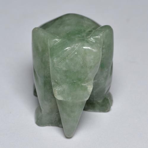 Giadeite Medium Light Green naturale da 64.40 ct, Forma fantasia, Opaco
